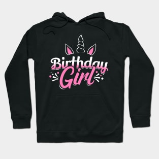 'Unicorn Birthday Girl' Cute Birthday Unicorn Gift Hoodie